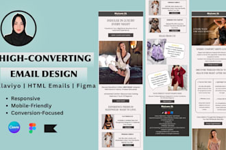 design custom klaviyo email templates in figma