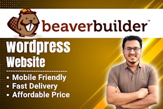 professionally design or copy clone website using beaver builder