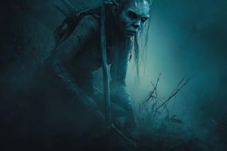draw the best portrait in halloween or tim burton style