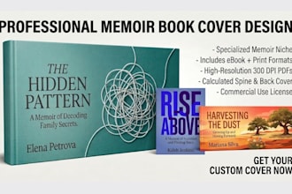 create a moving memoir cover that reflects your personal journey