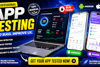 do  user testing website review ios andriod app testing and give detailed report