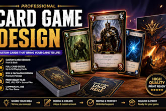 design card game and board game design
