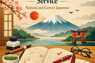 japanese proofreading and editing