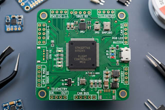 design stm32 flight controller pcb for drones uav and autonomous systems