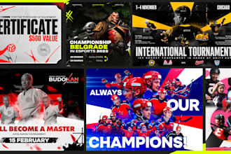 design a sports flyer or sports poster