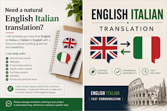translate english to italian or italian to english