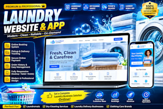 laundry site laundromat dry cleaning laundry logo cleaning website laundry app