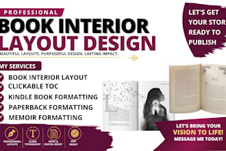 do memoir formatting, book interior design, KDP formatting, life story book