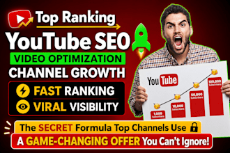 do youtube video SEO french spanish expert channel manager for organic growth