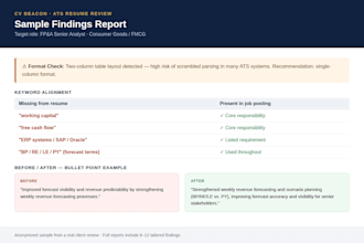 optimize your finance or corporate resume to beat ats screening
