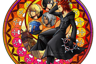 draw your station of awakening fanart oc in kingdom hearts art style