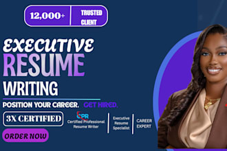 professionally write and optimize your executive resume