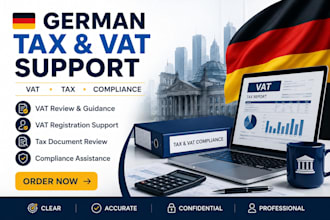 help with german vat registration, returns and tax compliance