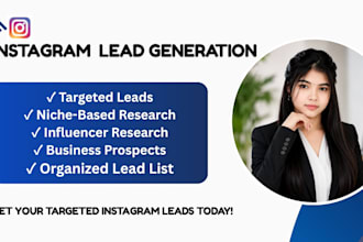 do targeted instagram lead generation and prospect research