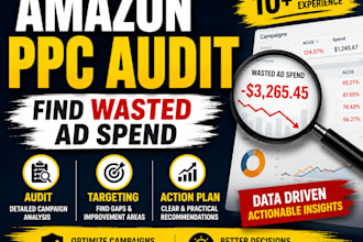 audit your amazon PPC campaigns and find wasted ad spend