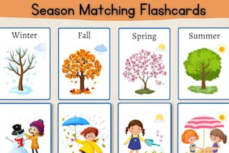 design printable anki flashcards fast, quizlet, kids affirmation cards in 8hrs
