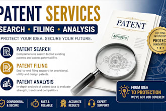 write, search and file a patent application