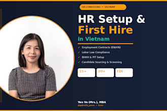 set up HR system and hire first employees in vietnam