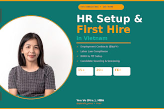 set up HR system and hire first employees in vietnam