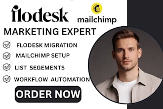 migrate flodesk mailchimp email list segments workflow automation