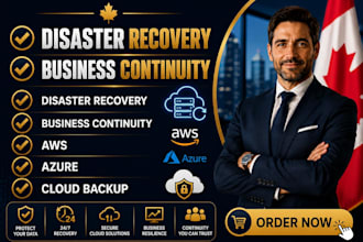prepare canada AWS azure cloud disaster recovery and business continuity plan