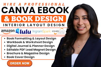 canva book design book interior design journal workbook pdf lead magnet design