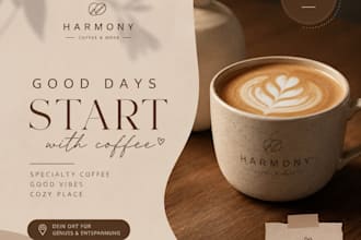 logo and social media design