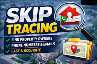 provide you best  real estate skip tracing service