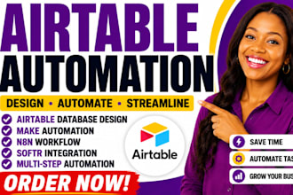 airtable automation airtable database design make automation n8n workflow