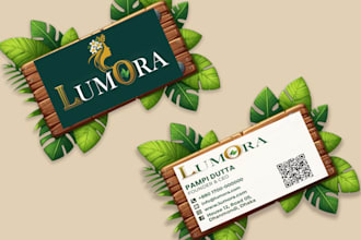 design a professional business card for your brand