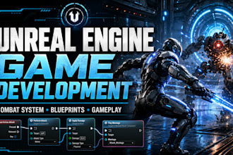 do unreal engine game development, create unreal engine game, ue5 blueprints