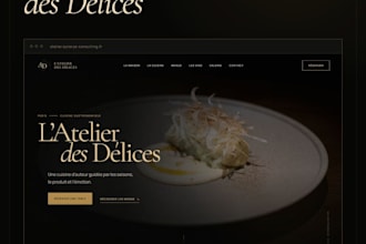 create modern and pro website