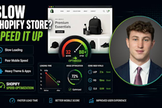 speed up shopify store, improve performance and core web vitals