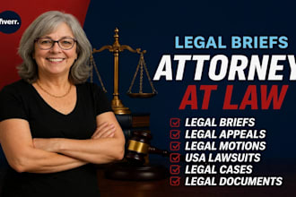 proofread and edit USA affidavit, motion, petition, or complaint legal documents
