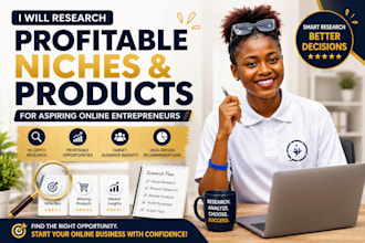 research profitable niches and products for aspiring online entrepreneurs