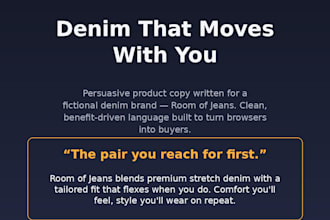 write persuasive sales copy for your ecommerce brand
