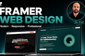 design framer website, framer landing page