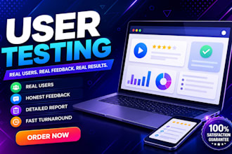 test your website or app and give honest UX feedback