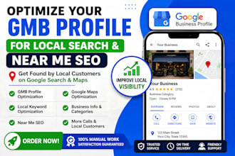 optimize your gmb profile for local search and near me SEO