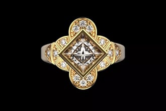adjust 3d jewelry cad design,baroque pearl,matrix ring oval,wedding band render