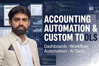 build a custom accounting automation or dashboard
