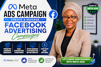 create and manage meta ads for facebook advertising campaigns