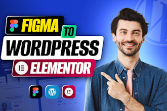 convert figma to wordpress, figma xd to elementor website