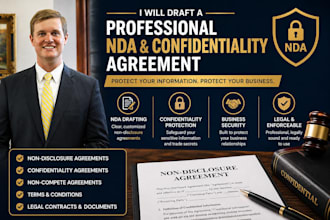 draft nda confidentiality agreement, nnn agreement and non closure contracts