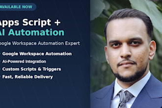 build a google apps script automation for sheets, docs and drive with ai