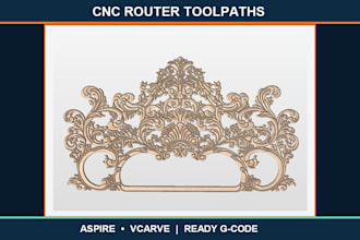 create cnc router toolpaths and g code in aspire vcarve