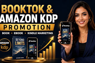 do booktok promotion book marketing amazon kdp ebook promotion tiktok book trail