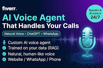 create an ai voice chatbot for customer support and calls