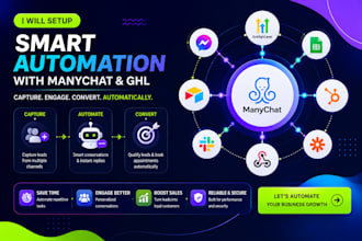 setup many chat automation workflow automation for facebook, whatsapp, instagram
