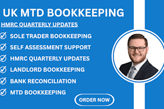 setup mtd bookkeeping and file hmrc quarterly updates for UK landlords